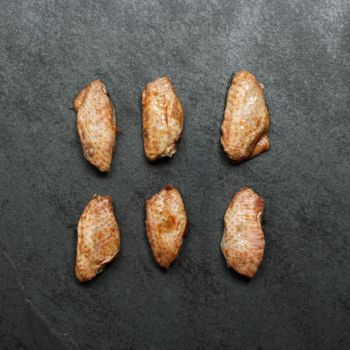 Overhead of Honey Garlic Chicken Wingettes