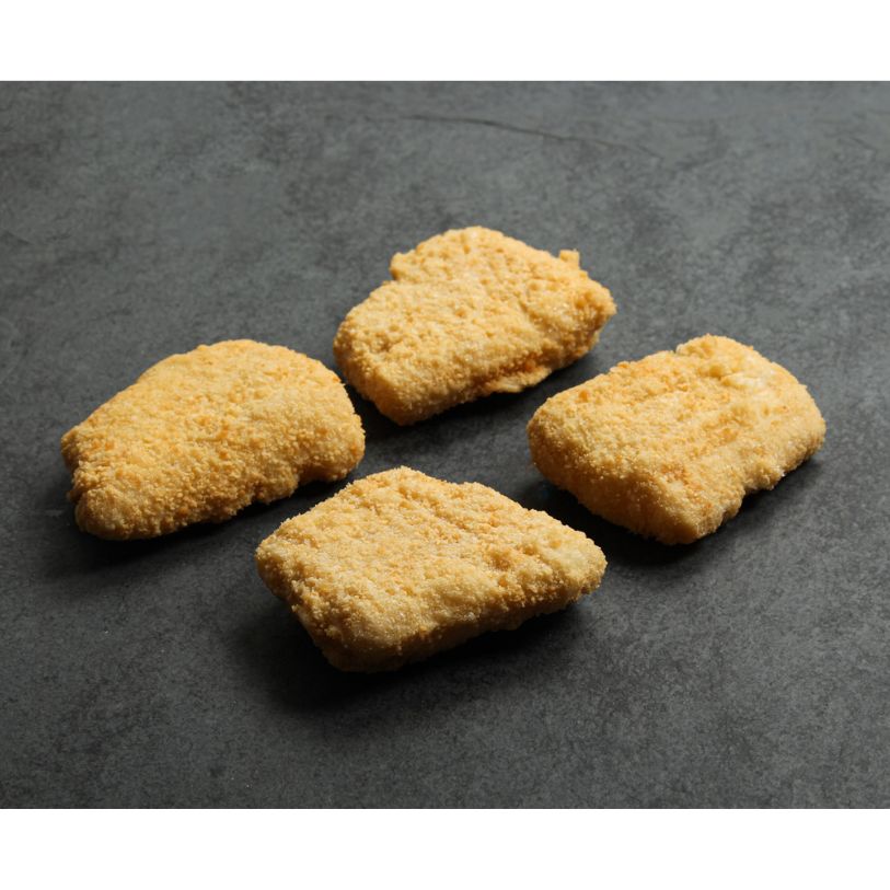 Side Angle of Breaded Haddock Portions
